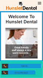 Mobile Screenshot of hunsletdental.co.uk